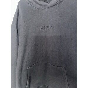 Nike Air Jordan Wordmark Hoodie Off Noir Black Heavyweight Fleece Mens XXL